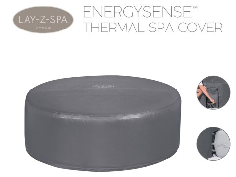 Bestway ENEGYSENSE Pokrywa termiczna pokrowiec do Lay-Z-Spa 196cm 60318 Bestway ENEGYSENSE Pokrywa termiczna pokrowiec do Lay-Z-Spa 196cm 60318