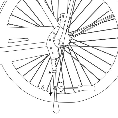 NÓŻKA STOPKA ROWEROWA TYŁ REGULOWANA 24''-28'' DUNLOP NÓŻKA STOPKA ROWEROWA TYŁ REGULOWANA 24''-28'' DUNLOP