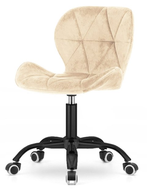 Krzesło obrotowe VASTO OFFICE VELVET BEIGE SMOKE Krzesło obrotowe VASTO OFFICE VELVET BEIGE SMOKE