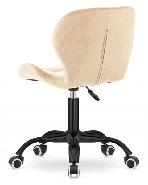 Krzesło obrotowe VASTO OFFICE VELVET BEIGE SMOKE Krzesło obrotowe VASTO OFFICE VELVET BEIGE SMOKE