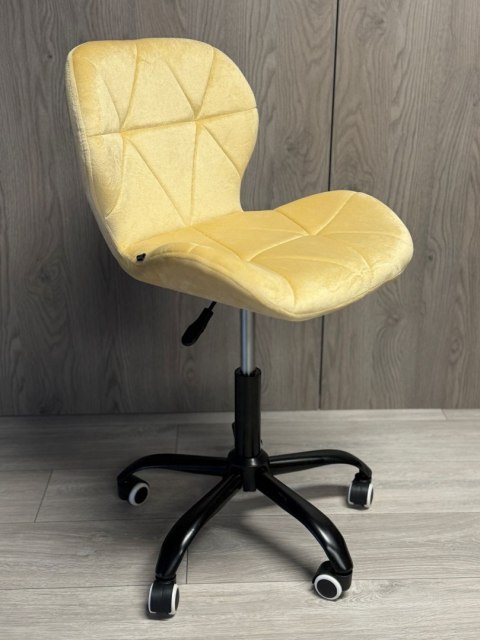 Krzesło obrotowe VASTO OFFICE VELVET BEIGE SMOKE Krzesło obrotowe VASTO OFFICE VELVET BEIGE SMOKE
