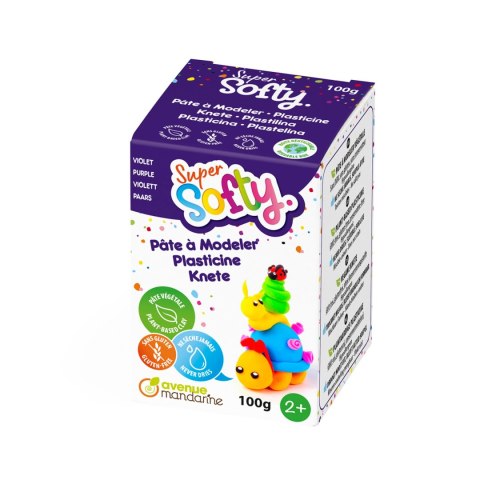 Masa Super-Softy 100g Fioletowa Masa Super-Softy 100g Fioletowa