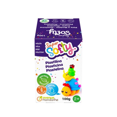 Masa Super-Softy 100g Fioletowa Masa Super-Softy 100g Fioletowa