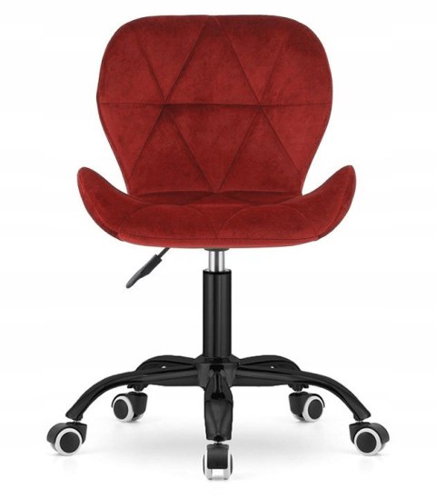 Krzesło obrotowe VASTO OFFICE VELVET BURGUNDY SMOKE Krzesło obrotowe VASTO OFFICE VELVET BURGUNDY SMOKE