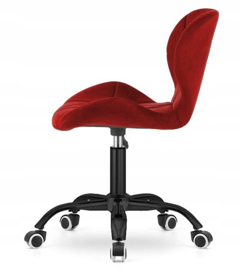 Krzesło obrotowe VASTO OFFICE VELVET BURGUNDY SMOKE Krzesło obrotowe VASTO OFFICE VELVET BURGUNDY SMOKE