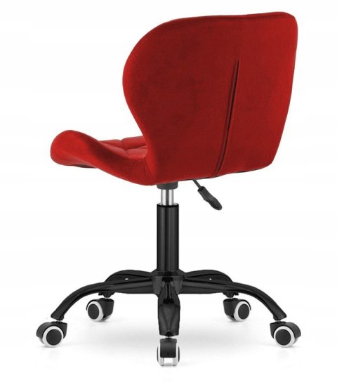 Krzesło obrotowe VASTO OFFICE VELVET BURGUNDY SMOKE Krzesło obrotowe VASTO OFFICE VELVET BURGUNDY SMOKE