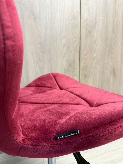 Krzesło obrotowe VASTO OFFICE VELVET BURGUNDY SMOKE Krzesło obrotowe VASTO OFFICE VELVET BURGUNDY SMOKE