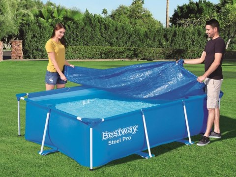 Bestway Uniwersalna Pokrywa na basen stelażowy 300 x 201 cm 58106 Bestway Uniwersalna Pokrywa na basen stelażowy 300 x 201 cm 58106