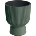 DONICZKA DO KWIATÓW MILLY NA NODZE ŚR 24CM ZIELONA PINA