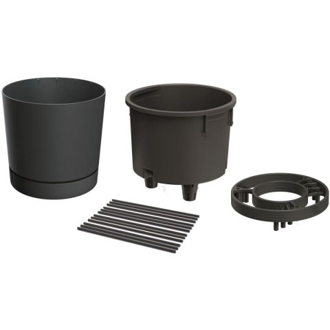 DONICZKA DO SADZENIA POMIDORÓW Z DRABINKĄ POJEMNOŚCI 28L HOME GROWER - ANTRACYT DONICZKA DO SADZENIA POMIDORÓW Z DRABINKĄ POJEMNOŚCI 28L HOME GROWER - ANTRACYT