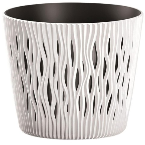 DONICZKA SANDY ROUND ŚR 22CM - BIAŁY DONICZKA SANDY ROUND ŚR 22CM - BIAŁY