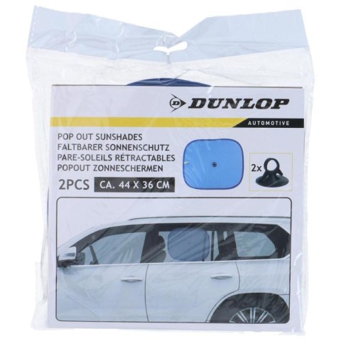OSŁONA PRZECIWSŁONECZNA Z PRZYSSAWKĄ 2SZT DUNLOP NIEBIESKA OSŁONA PRZECIWSŁONECZNA Z PRZYSSAWKĄ 2SZT DUNLOP NIEBIESKA