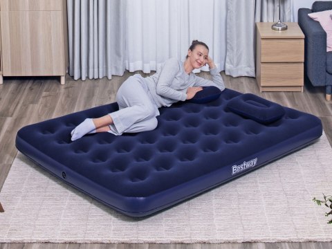 Bestway Materac dmuchany welur 203x152 cm 67374 Bestway Materac dmuchany welur 203x152 cm 67374
