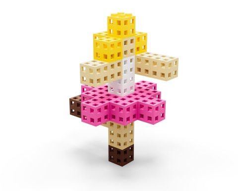 Zestaw klocków konstrukcyjnych - Meli Cube Pink 50 el. Zestaw klocków konstrukcyjnych - Meli Cube Pink 50 el.