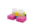 Zestaw klocków konstrukcyjnych - Meli Cube Pink 50 el.
