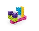 Zestaw klocków konstrukcyjnych - Meli Cube Pink 50 el.