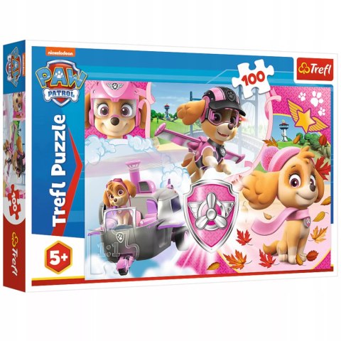 Puzzle Psi Patrol 100 el Skye w akcji Trefl 16368 Puzzle Psi Patrol 100 el Skye w akcji Trefl 16368