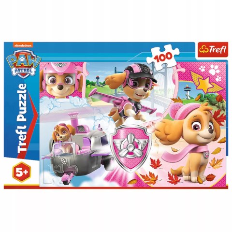 Puzzle Psi Patrol 100 el Skye w akcji Trefl 16368 Puzzle Psi Patrol 100 el Skye w akcji Trefl 16368