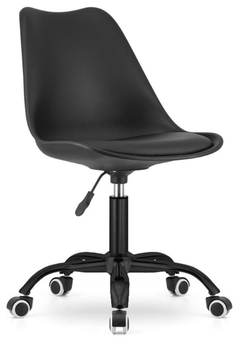 Krzesło obrotowe MONZA OFFICE BLACK PU SMOKE Krzesło obrotowe MONZA OFFICE BLACK PU SMOKE