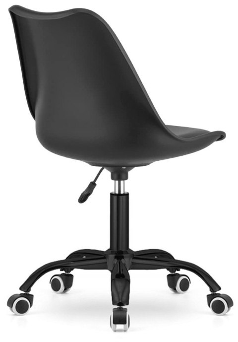 Krzesło obrotowe MONZA OFFICE BLACK PU SMOKE Krzesło obrotowe MONZA OFFICE BLACK PU SMOKE