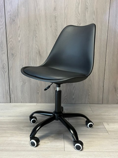 Krzesło obrotowe MONZA OFFICE BLACK PU SMOKE Krzesło obrotowe MONZA OFFICE BLACK PU SMOKE