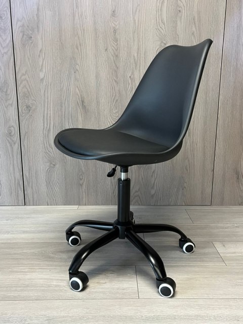 Krzesło obrotowe MONZA OFFICE BLACK PU SMOKE Krzesło obrotowe MONZA OFFICE BLACK PU SMOKE