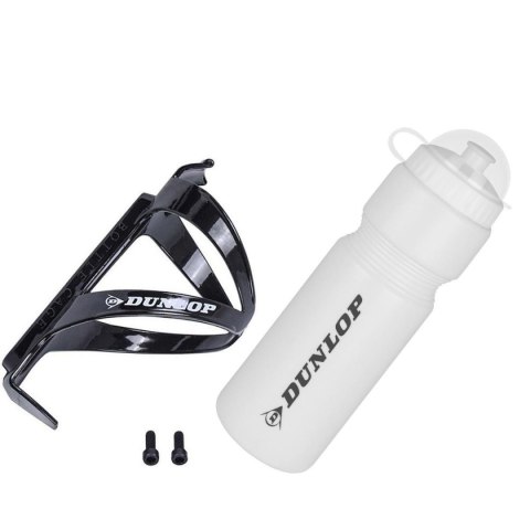 BIDON ROWEROWY DUNLOP 750ML Z KOSZYKIEM BIAŁY BIDON ROWEROWY DUNLOP 750ML Z KOSZYKIEM BIAŁY