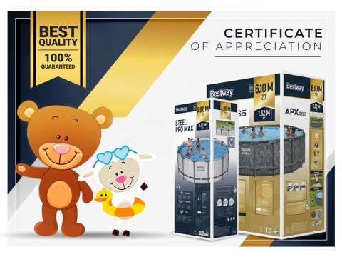 Bestway Basen STELAŻOWY 6,473L 366x76cm 7w1 pompa + filtr 56416 Bestway Basen STELAŻOWY 6,473L 366x76cm 7w1 pompa + filtr 56416