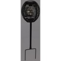 LAMPA SOLARNA KULA RATTAN CZARNA PROGARDEN