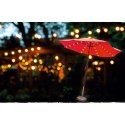 OŚWIETLENIE SOLAR PARASOLA OGRODOWEGO 5M 72LED