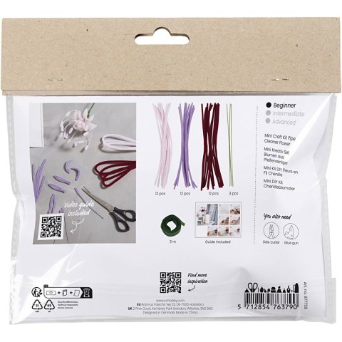 Mini Zestaw DIY Lilie Pajęcze z wyciorów Mini Zestaw DIY Lilie Pajęcze z wyciorów