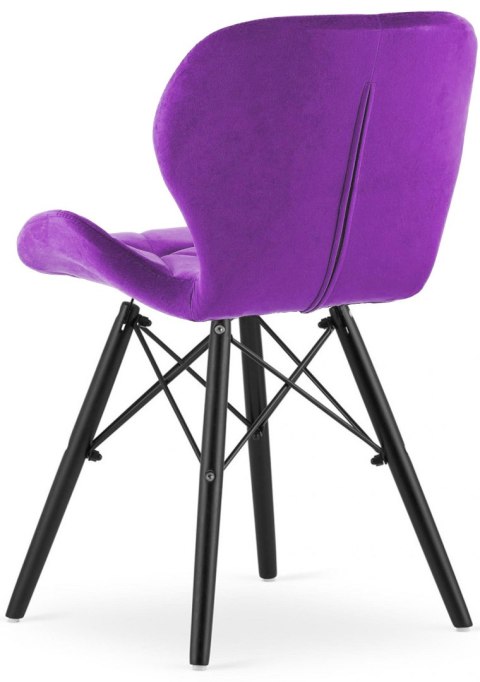 Krzesło tapicerowane VASTO PURPLE VELVET SMOKE Krzesło tapicerowane VASTO PURPLE VELVET SMOKE