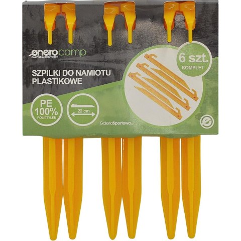 ŚLEDZIE DO NAMIOTU 22CM KPL. 6SZT PLASTIK ROYOKAMP ŚLEDZIE DO NAMIOTU 22CM KPL. 6SZT PLASTIK ROYOKAMP
