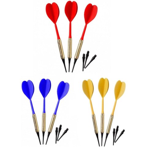 RZUTKI LOTKI PLASTIKOWE DART 3SZT BEZPIECZNE BEST SPORTING - ŻÓŁTE RZUTKI LOTKI PLASTIKOWE DART 3SZT BEZPIECZNE BEST SPORTING - ŻÓŁTE