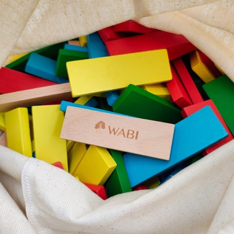 Klocki drewniane WABI Planks 8cm - 100 szt