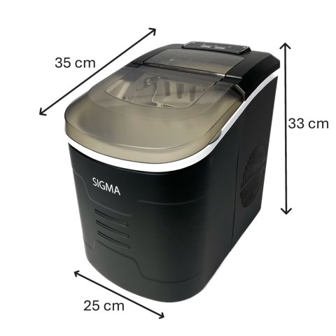 Kostkarka do Lodu Wydajna 12kg / 24h cykl 8 min. Duża Pojemność Sigma Kostkarka do Lodu Wydajna 12kg / 24h cykl 8 min. Duża Pojemność Sigma