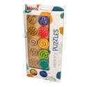 Puzzle sensoryczne kółeczka XL