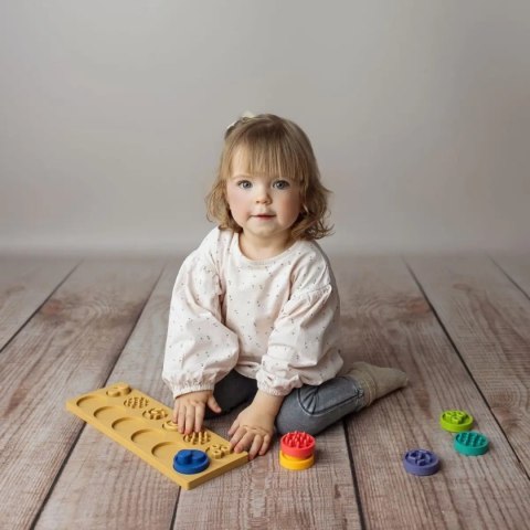 Puzzle sensoryczne kółeczka XL Puzzle sensoryczne kółeczka XL
