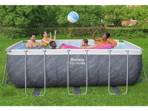 Bestway Basen stelaż 412x201x122 rattan 10w1 56722 Bestway Basen stelaż 412x201x122 rattan 10w1 56722