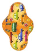 DUŻA L Podpaska wielorazowa bambus-coolmax - AUTA