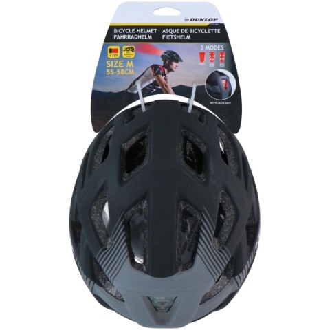 KASK ROWEROWY MTB DUNLOP 6xLED R.M KASK ROWEROWY MTB DUNLOP 6xLED R.M