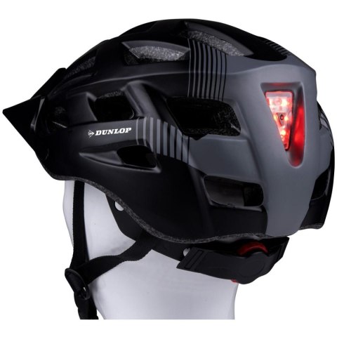 KASK ROWEROWY MTB DUNLOP 6xLED R.M KASK ROWEROWY MTB DUNLOP 6xLED R.M