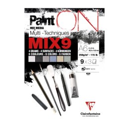Blok papieru Mixmedia 9x3 ark. A6, 250g