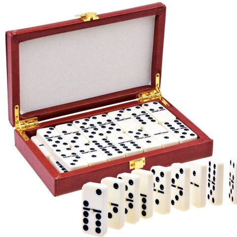 Gra logiczna DOMINO w eleganckie pudełko GR0335 Gra logiczna DOMINO w eleganckie pudełko GR0335