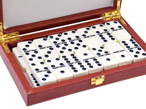 Gra logiczna DOMINO w eleganckie pudełko GR0335 Gra logiczna DOMINO w eleganckie pudełko GR0335