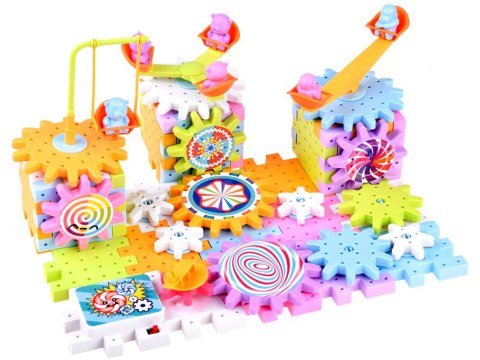 Kolorowe ruchome Klocki WAFLE 165 ele ZA4198 Kolorowe ruchome Klocki WAFLE 165 ele ZA4198