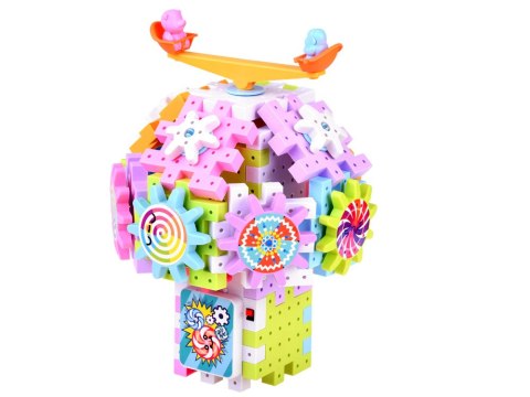 Kolorowe ruchome Klocki WAFLE 165 ele ZA4198 Kolorowe ruchome Klocki WAFLE 165 ele ZA4198