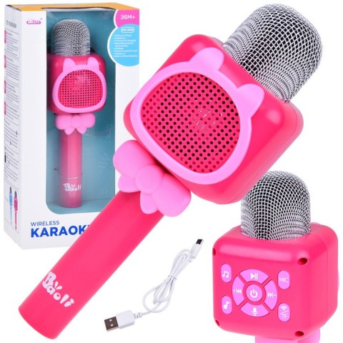 Bezprzewodowy Mikrofon dla dzieci KARAOKE nagrywanie Bluetooth IN0168 Bezprzewodowy Mikrofon dla dzieci KARAOKE nagrywanie Bluetooth IN0168