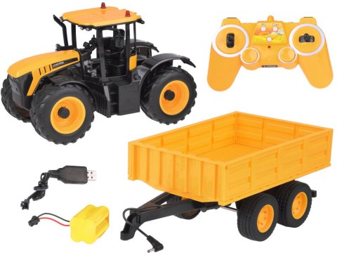JCB Traktor z przyczepą sterowany na pilota kipruje Double E 1:16 RC0670 JCB Traktor z przyczepą sterowany na pilota kipruje Double E 1:16 RC0670