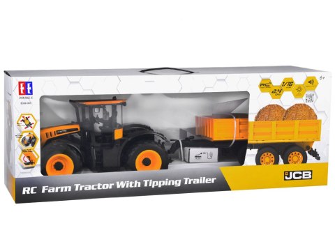 JCB Traktor z przyczepą sterowany na pilota kipruje Double E 1:16 RC0670 JCB Traktor z przyczepą sterowany na pilota kipruje Double E 1:16 RC0670